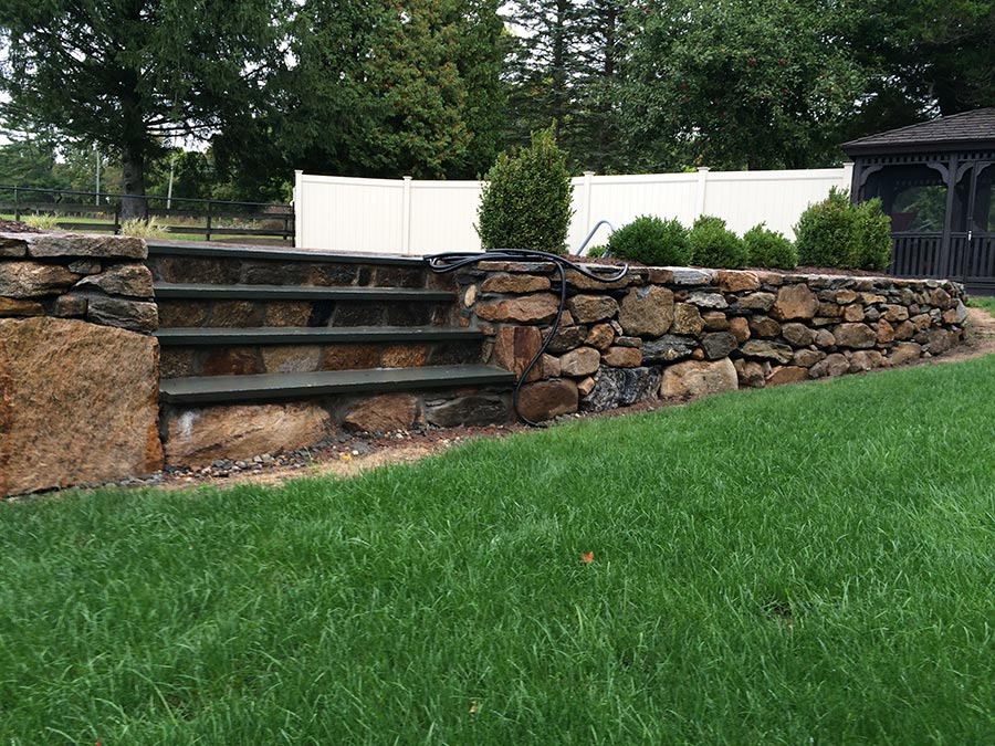 hardscapes retaining walls somers ct
