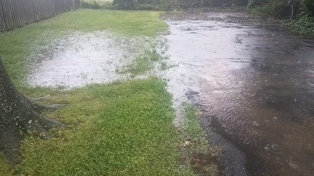 driveway flooding, drainage experts
