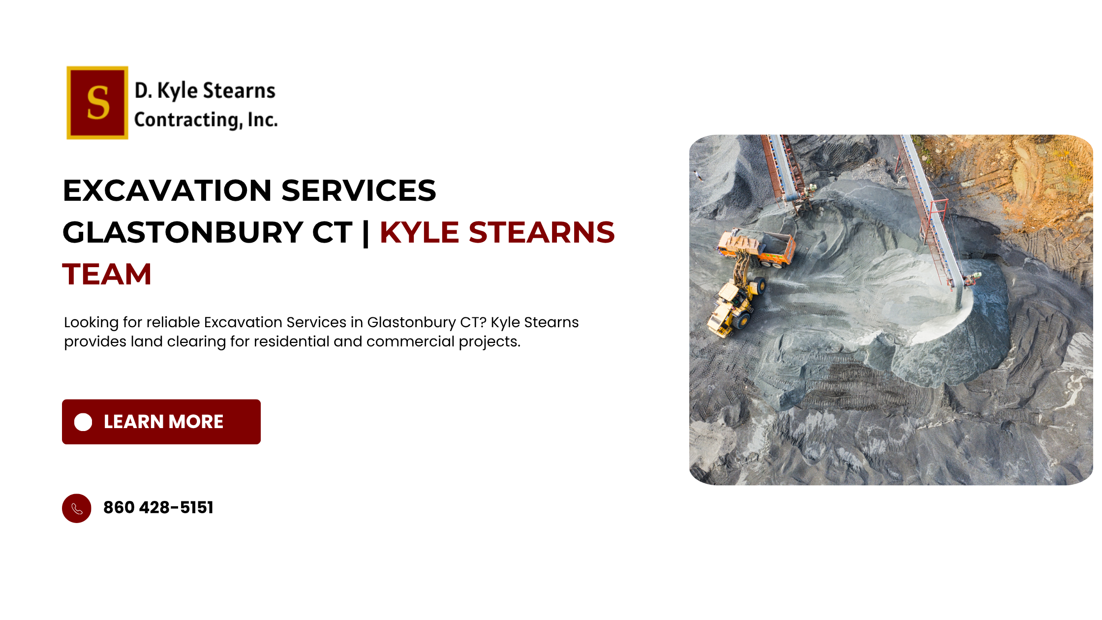 Excavation Services Glastonbury CT | Kyle Stearns Team